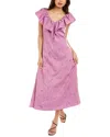 Olivia Rubin Maggie Midi Dress In Pink