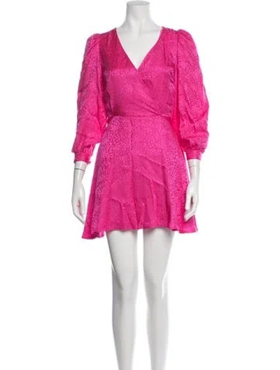 Pre-owned Olivia Rubin Silk Mini Dress In Pink