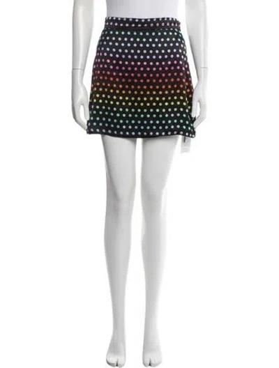 Pre-owned Olivia Rubin Silk Mini Skirt In Black