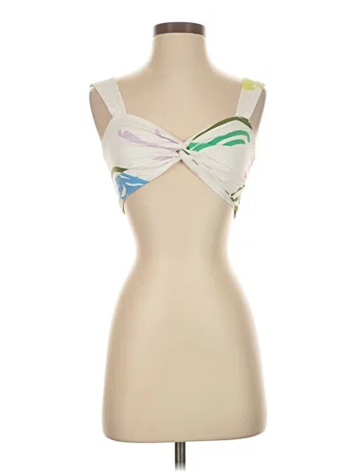 Pre-owned Olivia Rubin Sleeveless Blouse In Ivory