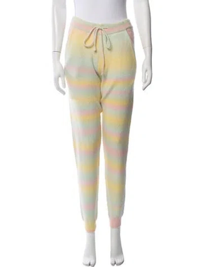 Pre-owned Olivia Rubin Striped Sweatpants In Multicolor