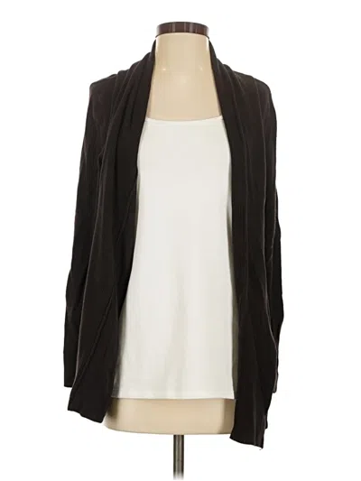 Pre-owned Olivia Sky Cardigan Sweater In Black