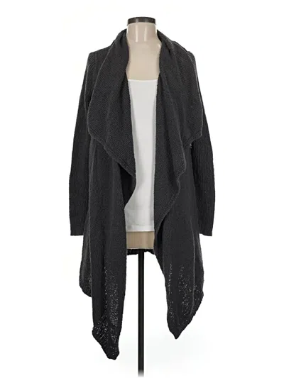 Pre-owned Olivia Sky Cardigan Sweater In Gray