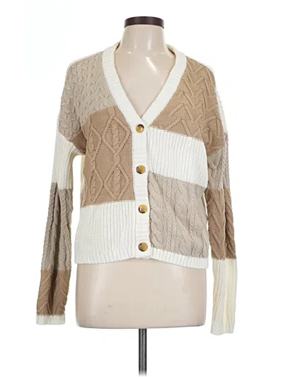 Pre-owned Olivia Sky Cardigan Sweater In Ivory