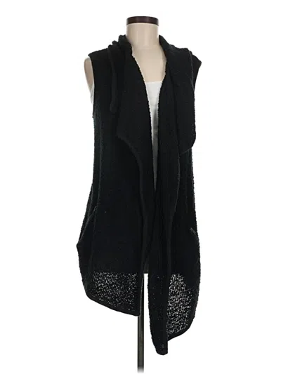 Pre-owned Olivia Sky Sweater Vest In Black