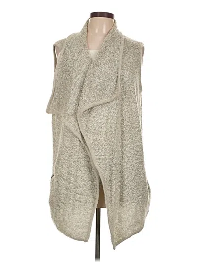 Pre-owned Olivia Sky Sweater Vest In Brown