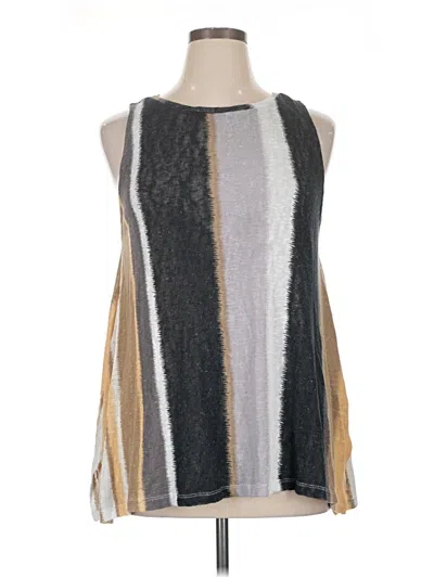 Pre-owned Olivia Sky Sweater Vest In Gray