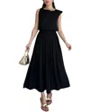 Olivia Taylor 2pc Blouse & Skirt Set In Black