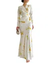 Olivia Taylor 2pc Blouse & Skirt Set In White