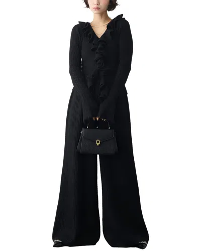 Olivia Taylor 2pc Sweater & Pant Set In Black