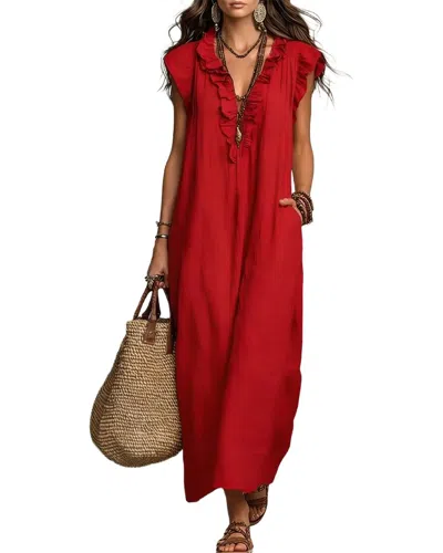 Olivia Taylor Jumpsuit In Red