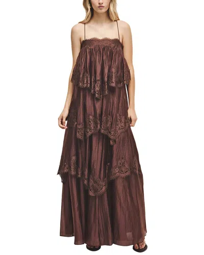 Olivia Taylor Maxi Dress In Brown