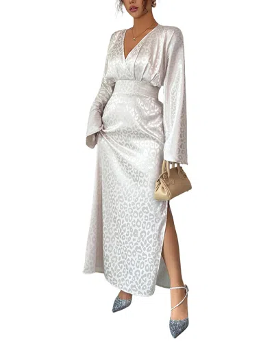 Olivia Taylor Maxi Dress In Silver
