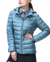 Olivia Taylor Medium Down Jacket In Blue