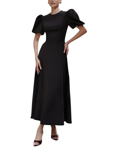 Olivia Taylor Midi Dress In Black