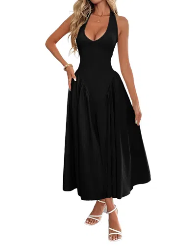 Olivia Taylor Midi Dress In Black