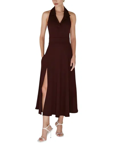 Olivia Taylor Midi Dress In Brown