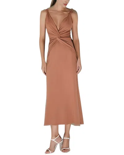 Olivia Taylor Midi Dress In Brown