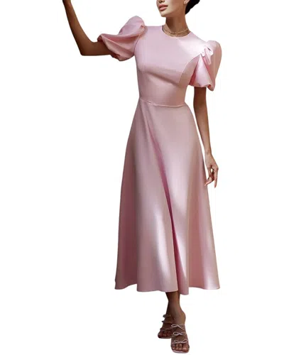 Olivia Taylor Midi Dress In Pink