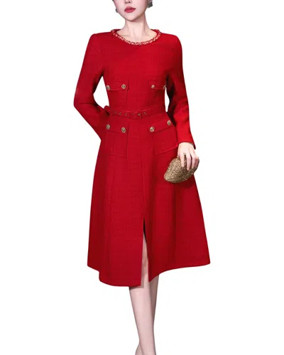 Olivia Taylor Midi Dress In Red