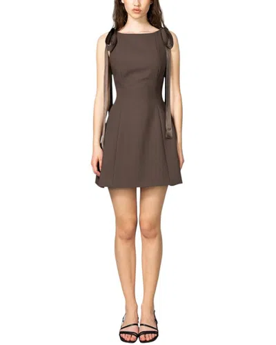 Olivia Taylor Mini Dress In Brown