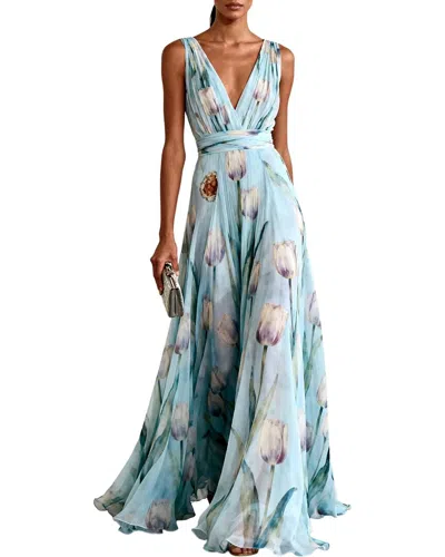 Olivia Taylor Sleeveless Maxi Dress In Multi