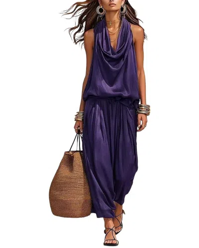 Olivia Taylor Top & Pant Set In Purple