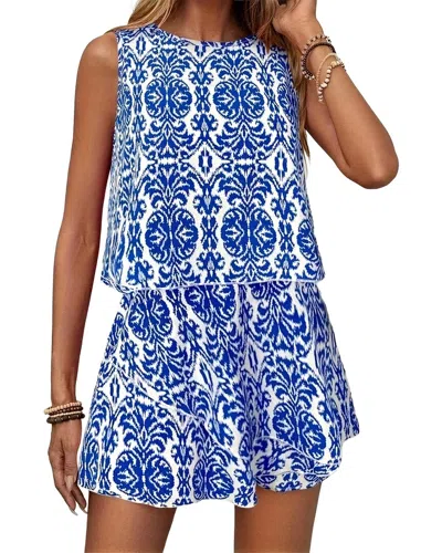 Olivia Taylor Top & Short Set In Multi