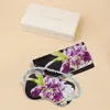 Olivia Von Halle Audrey Athena Black Floral Eye Mask