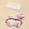 Olivia Von Halle Audrey Plume Pink Feather Eye Mask In Pink