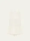 Olivia Von Halle Bella Racerback Cami Short Pajama Set In White