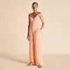 Olivia Von Halle Bliss Tangerine Camisole Set