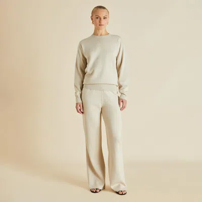 Olivia Von Halle Carmel Kasbah Cream Tracksuit