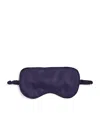 Olivia Von Halle Cashmere Eye Mask In Navy