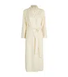 Olivia Von Halle Cashmere Logan Robe In White
