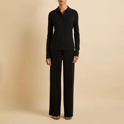 Olivia Von Halle Dree Berlin Black Knitwear