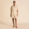 OLIVIA VON HALLE EMELI JUNONIA YELLOW SEASHELL PAJAMAS