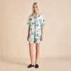 Olivia Von Halle Ingo Caldwell Ivory Floral Pajamas In Ivory