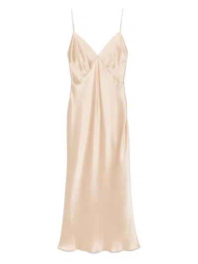 Olivia Von Halle Issa Midi Dress In Multicolor