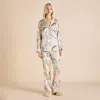 Olivia Von Halle Lila Clementine Caramel Horse Pajamas In Caramel