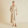 OLIVIA VON HALLE LOGAN MUSCAT BEIGE ROBE