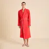 Olivia Von Halle Mescal Crimson Red Robe