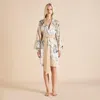 Olivia Von Halle Mimi Clementine Caramel Horse Robe In Caramel