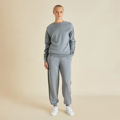 Olivia Von Halle Missy London Grey Tracksuit In Grey