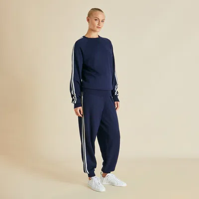 Olivia Von Halle Missy Paris Navy Tracksuit