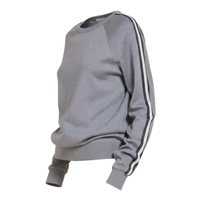 Pre-owned Olivia Von Halle New  Grey Cashmere Silk Blend Sweater Pullover S In Gray