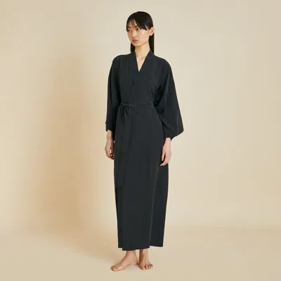 Olivia Von Halle Queenie Black Robe
