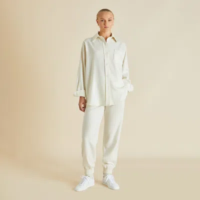 Olivia Von Halle Radziwill Aspen Ivory Tracksuit