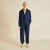 Olivia Von Halle Radziwill Osaka Navy Tracksuit In Navy Blue