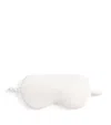 Olivia Von Halle Silk Audrey Eye Mask In Ivory
